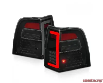 Anzo USA LED Taillights w/ Light Bar Black Housing Smoke Lens Ford Expedition 2007-201 - 311409