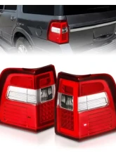 Anzo USA LED Taillights w/ Light Bar Black Housing Smoke Lens Ford Expedition 2007-201                                     - 311409 - Image 7