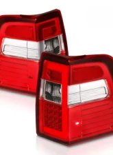 Anzo USA LED Taillights w/ Light Bar Chrome Housing Red/Clear Lens Ford Expedition 2007-2017                                     - 311410 - Image 7
