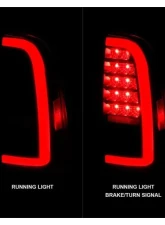Anzo USA LED Taillights w/ Light Bar Black Housing Clear Lens  Toyota Tundra 2000-2006                                     - 311411 - Image 2