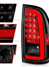 Anzo USA LED Taillights w/ Light Bar Black Housing Clear Lens  Toyota Tundra 2000-2006                                     - 311411 - Image 3