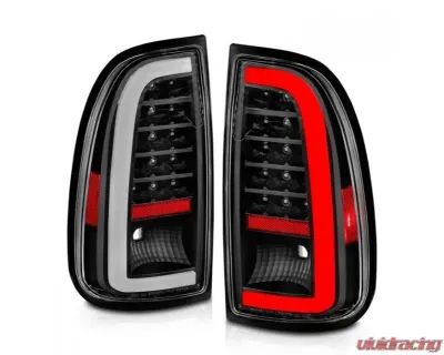 Anzo USA LED Taillights w/ Light Bar Black Housing Clear Lens  Toyota Tundra 2000-2006 - 311411