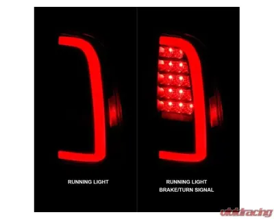Anzo USA  LED Taillights w/ Light Bar Black Housing Smoke Lens Toyota Tundra 2000-2006 - 311412