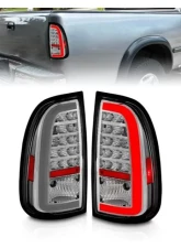 Anzo USA LED Taillights w/ Light Bar Chrome Housing Clear Lens Toyota Tundra 2000-2006                                     - 311413 - Image 7