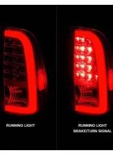Anzo USA LED Taillights w/ Light Bar Chrome Housing Clear Lens Toyota Tundra 2000-2006                                     - 311413 - Image 2