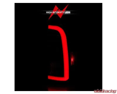 Anzo USA LED Taillights w/ Light Bar Chrome Housing Clear Lens Toyota Tundra 2000-2006 - 311413