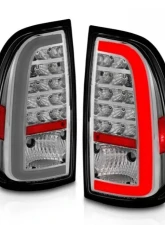 Anzo USA LED Taillights w/ Light Bar Chrome Housing Clear Lens Toyota Tundra 2000-2006                                     - 311413 - Image 7