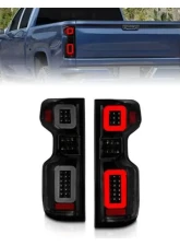 Anzo USA Full LED Tailights Black Housing Smoke Lens G2 (w/C Light Bars) Chevrolet Silverado 1500 2019-2021                                     - 311415 - Image 7