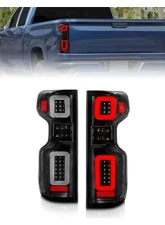 Anzo USA Full LED Tailights Black Housing Clear Lens G2 (w/C Light Bars) Chevrolet Silverado 1500 2019-2021                                     - 311417 - Image 7