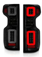Anzo USA Full Led Tail Lights Black Housing Smoke Lens Chevrolet Silverado 1500 2019-2021                                     - 311418 - Image 7