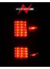 Anzo USA LED Tail Lights Black w/Clear Lens  Chevrolet Silverado 2500|3500 2015-2019                                     - 311423 - Image 6