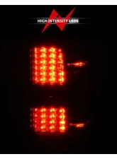 Anzo USA LED Tail Lights Smoke w/Clear Lens Chevrolet Silverado 2500|3500 2015-2019                                     - 311424 - Image 6