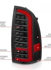 Anzo USA Full LED Tail Lights w/Light Bar Sequential Black Housing Clear Lens Toyota Tacoma 2005-2015                                     - 311427 - Image 4