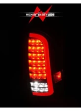 Anzo USA Full LED Tail Lights w/Light Bar Sequential Black Housing Clear Lens Toyota Tacoma 2005-2015                                     - 311427 - Image 6