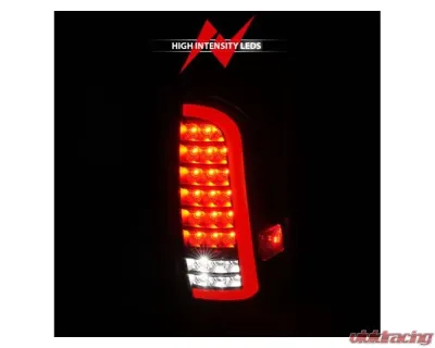 Anzo USA Full LED Tail Lights w/Light Bar Sequential Black Housing Clear Lens Toyota Tacoma 2005-2015 - 311427
