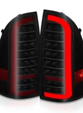 Anzo USA Full LED Tail Lights w/Light Bar Sequential Black Housing Smoke Lens Toyota Tacoma 2005-2015                                     - 311428 - Image 6