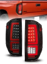 Anzo USA Black Housing w/ Clear Lens LED Taillights Toyota Tundra 2014-2021                                     - 311436 - Image 7