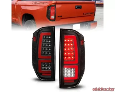Anzo USA Black Housing w/ Clear Lens LED Taillights Toyota Tundra 2014-2021 - 311436