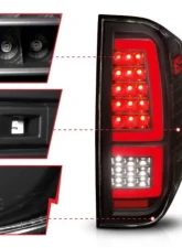 Anzo USA Black Housing w/ Clear Lens LED Taillights Toyota Tundra 2014-2021                                     - 311436 - Image 3