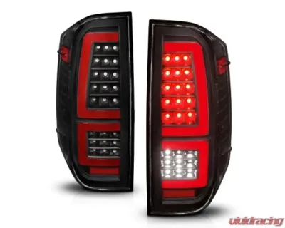 Anzo USA Black Housing w/ Clear Lens LED Taillights Toyota Tundra 2014-2021 - 311436