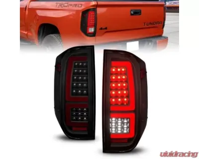 Anzo USA Black Housing w/ Smoke Lens LED Taillights Toyota Tundra 2014-2021 - 311437
