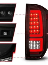 Anzo USA Black Housing w/ Smoke Lens LED Taillights Toyota Tundra 2014-2021                                     - 311437 - Image 3