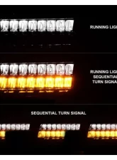 Anzo USA LED Side Markers Chrome Housing Smoke Lens w/ Seq. Signal Sport Bulb Jeep Gladiator | Wrangler 2018-2021                                     - 511085 - Image 5