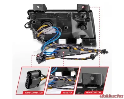 Anzo USA LED Side Markers Chrome Housing Smoke Lens w/ Seq. Signal Sport Bulb Jeep Gladiator | Wrangler 2018-2021 - 511085