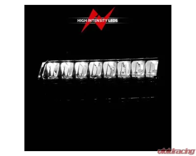 Anzo USA LED Side Markers Chrome Housing Smoke Lens w/ Seq. Signal Sport Bulb Jeep Gladiator | Wrangler 2018-2021 - 511085