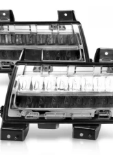 Anzo USA LED Side Markers Chrome Housing Clear Lens w/ Sequential Signal Jeep Gladiator | Wrangler 2018-2021                                     - 511086 - Image 2