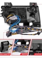 Anzo USA LED Side Markers Chrome Housing Clear Lens w/ Sequential Signal Jeep Gladiator | Wrangler 2018-2021                                     - 511086 - Image 6