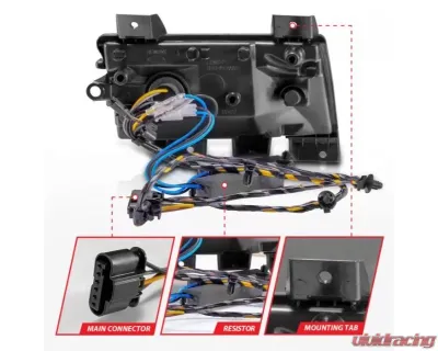 Anzo USA LED Side Markers Chrome Housing Clear Lens w/ Sequential Signal Jeep Gladiator | Wrangler 2018-2021 - 511086