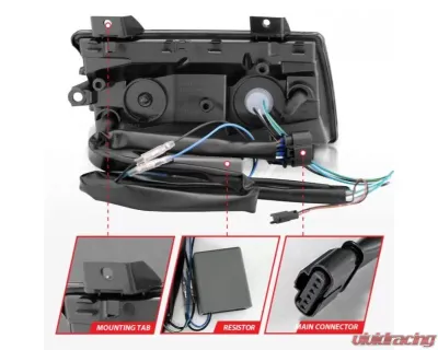 Anzo USA LED Side Markers Chrome Housing Smoke Lens w/ Seq. Signal Low Config Jeep Wrangler 2018-2021 - 511087