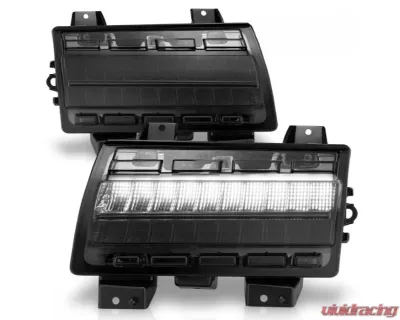 Anzo USA LED Side Marker Lights Smoke w Sequential Signal Jeep Wrangler | Gladiator 2018-2021 - 511088