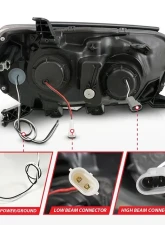 ANZO USA Black Projector Plank Style Headlights w/ Sequential Signal & DRL Toyota 4Runner 2010-2013                                     - 111602 - Image 4