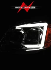 ANZO USA Chrome Projector Plank Style Headlights Chevrolet Cobalt | Pontiac G5 2005-2010                                     - 121576 - Image 5