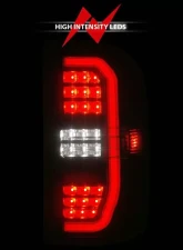 ANZO USA Black Smoke Lens Full LED C Bar Style Tail Lights w/ Sequential Signal GMC Sierra 1500 | 2500HD | 3500HD 2015-2019                                     - 311465 - Image 5