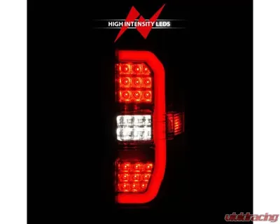 ANZO USA Red/Clear LED Taillights GMC Sierra 1500 2014-2018 - 311466