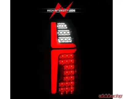 ANZO USA Black Housing Clear Lens Full Led Tail Lights w/ Light Bar & Sequential Signal Chevrolet Tahoe | Suburban 2015-2020 - 311467
