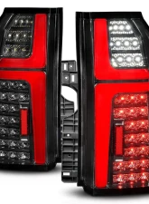 ANZO USA Black Housing Clear Lens Full Led Tail Lights w/ Light Bar & Sequential Signal Chevrolet Tahoe | Suburban 2015-2020                                     - 311467 - Image 7