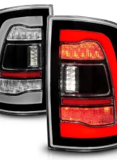 ANZO USA Black Clear Lens LED Tail Lights w/ Sequential Signal Dodge Ram 1500 | 2500 | 3500 2009-2018 311469                                     - 311469 - Image 7