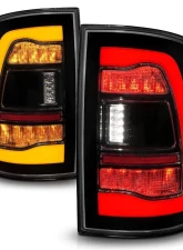 ANZO USA Black Smoke Lens LED Tail Lights w/ Amber Sequential Signal Dodge Ram 1500 | 2500 | 3500 2009-2018                                     - 311472 - Image 7