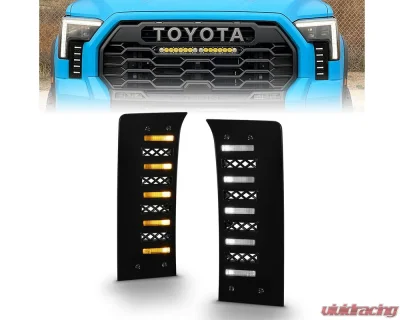 ANZO Z-Series Full LED DRL Vent Lights (Pair) Toyota Tundra (w/Factory LED Refl. & OE Bumper) 2022-2024 - 511089X