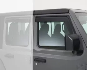 GT Styling 2 pcs Smoke Ventguard Jeep Gladiator JT | Wrangler JL/JLU 2018-2022