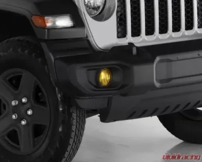 GT Styling 2 pcs Fog Light Covers Jeep Gladiator | Wrangler Sports 2018-2022 - GT0644FY