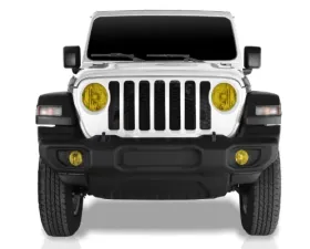 GT Styling 2 pcs Headlight Cover Jeep Wrangler 2007-2010