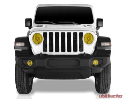 GT Styling 2 pcs Headlight Cover Jeep Wrangler JK/JKU 2007-2018 - GT0643Y