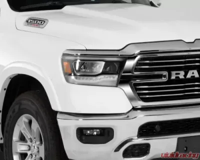GT Styling 2 pcs Headlight Cover Ram 1500 2019-2022 - GT0768C