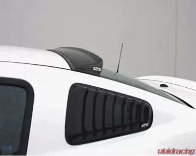 GT Styling Louvered Quarter Window Covers Smoke Ford Mustang 2005-2014 - GT4812S