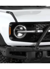 GT Styling 2 Piece Headlight Covers Clear Ford Bronco 2021-2022                                     - GT2161C - Image 2